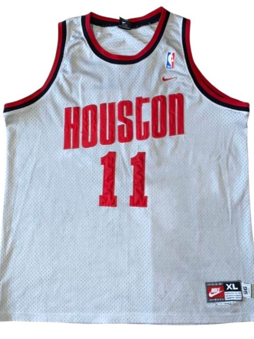 Vintage Nike Rewind NBA Houston Rockets Yao Ming Jersey XL +2 Length (DB1)